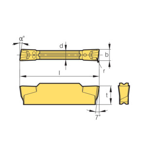 MGML 300-6D-PT NC5330 váltólapka