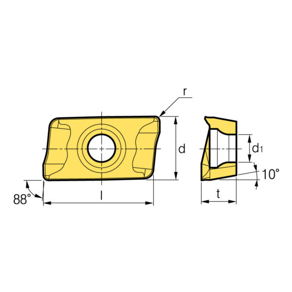 APMT 11T316R MM NC5330 marólapka