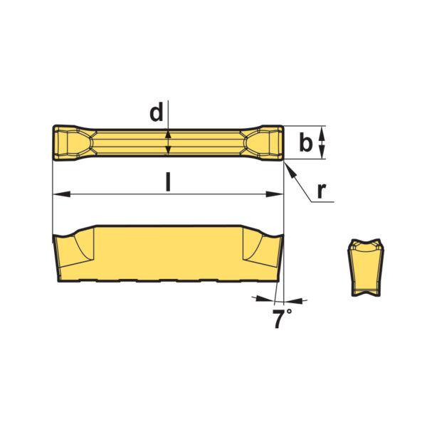 KGMN 500-03-L NC3225 váltólapka