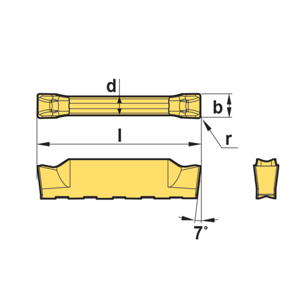 KGMN 150-015-R NC5330 váltólapka