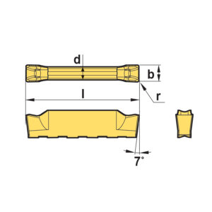 KGMN 150-015-R NC3225 váltólapka