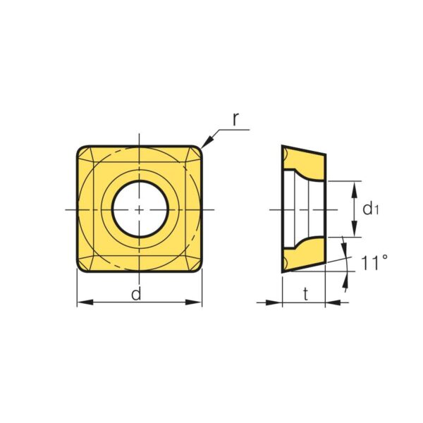 SPMT 120408 MM PC3700 marólapka
