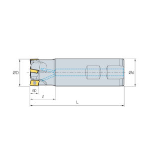 AMS 1012HS-2 WE száras sarokmaró, 2 élű