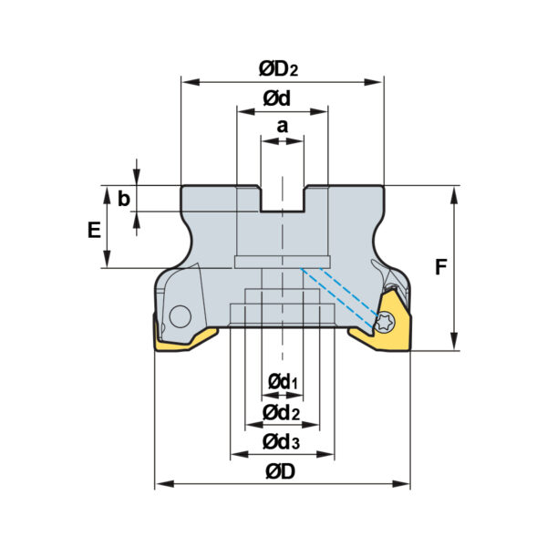 RM6PCM040R-16-6-WN04 feltűzhető sarokmaró