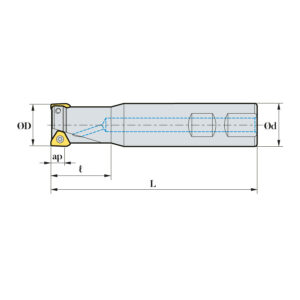 TPMS 040R-5W40-130-TN11 száras sarokmaró