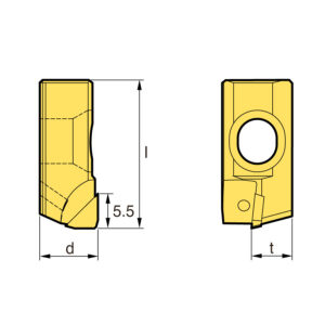 BAMPR XAW DP150 PCD marólapka