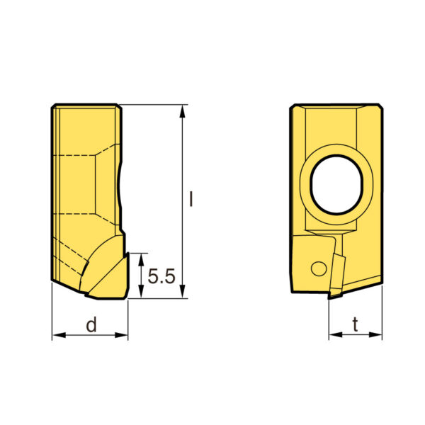 BAMPR XAW DP150 PCD marólapka