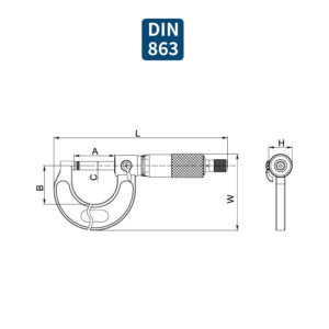 4111-8110-A Kengyeles microméter 25-50/0