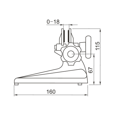 7111-1105 Microméter állvány