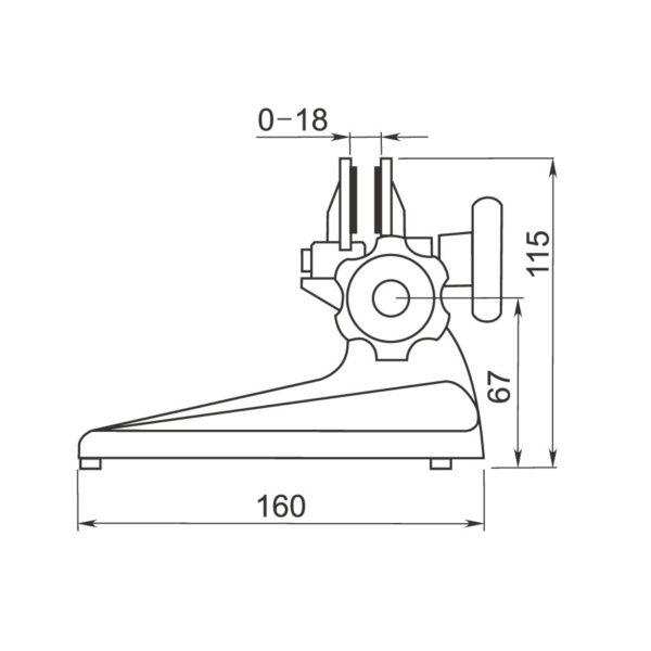 7111-1105 Microméter állvány