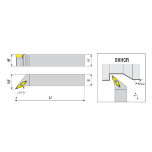 SVHCL 3232 P16 esztergakés