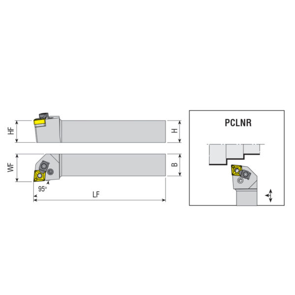PCLNL 3232 P16C esztergakés