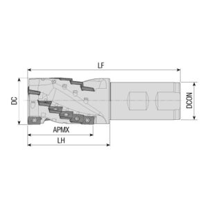 AHM90-AP10-D20-W20-L087-Z0206 száras kukoricamaró
