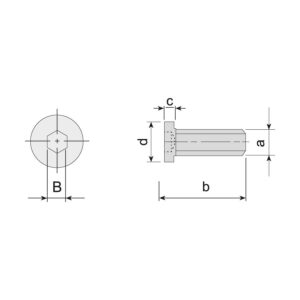 AAV-03-M5X12 Csavar