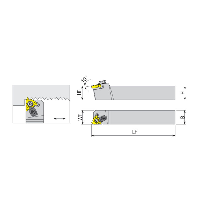SEL 1010 E11külső menetkés
