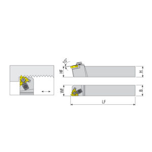 SEL 1010 E11külső menetkés