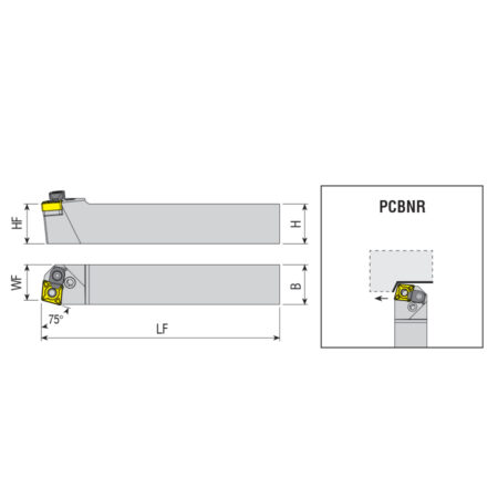 PCBNL 3232 P16C esztergakés