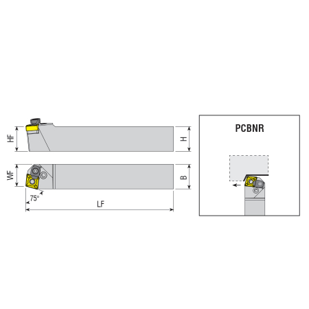 PCBNL 3232 P16C esztergakés