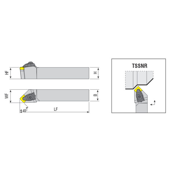 TSSNR 3232 P15 esztergakés