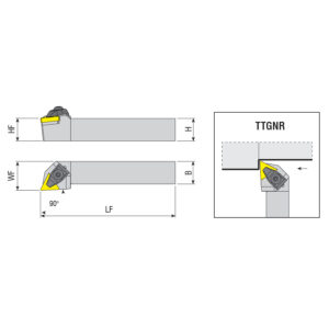 TTGNR 3232 P22 esztergakés