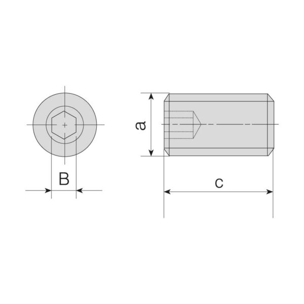 2715-M3x8 Csavar