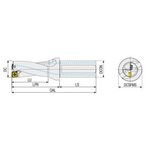 ATUM 16XD3 KDR 0502 váltólapkás fúró AK