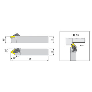 TTENN 4040 S22 esztergakés
