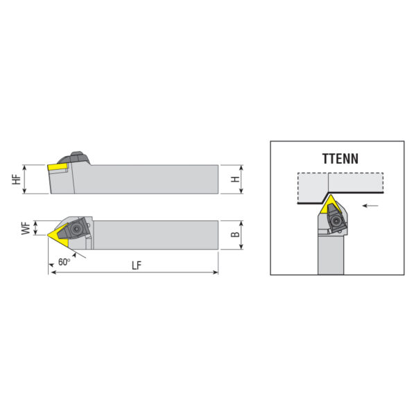 TTENN 4040 S22 esztergakés