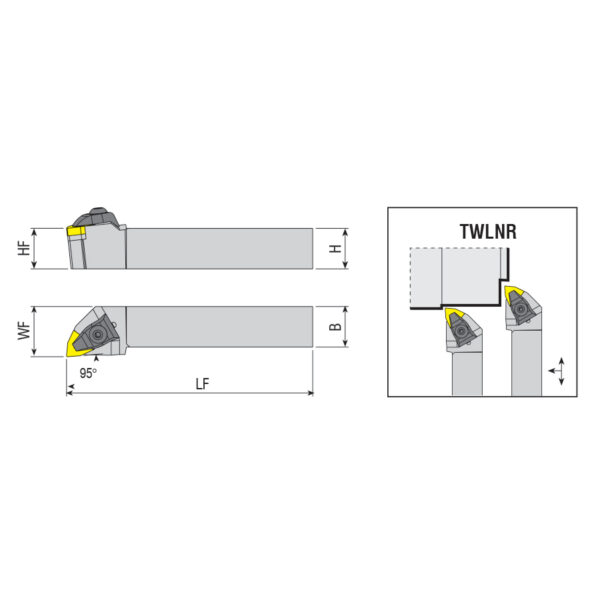 TWLNL 5050 S08 esztergakés
