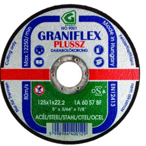 GRÁNIT CSISZOLÓKORONG 115X6.0X22.23 1A30S7BF 80 ( GRANIFLEX PLUSSZ)