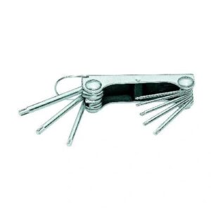 GEDORE HAJLÍTOTT CSAVARKULCS KÉSZLET CSÍPTETŐBEN, 8 RÉSZES TORX T9-T40 (SCL 43 TX-80)