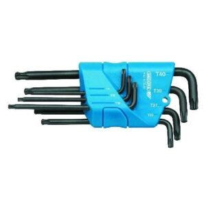 GEDORE HAJLÍTOTT CSAVARKULCS KÉSZLET TARTÓBAN, 7 RÉSZES TORX T10-T40 (H 43 KTX-07)