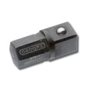 GEDORE BITTARTÓ ÁTALAKÍTÓ, RÖVID ALAK, 1/4" HATSZÖG -1/4" NÉGYSZÖG (673 K)