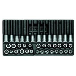 GEDORE CSAVARHÚZÓ DUGÓKULCS KÉSZLET 3/8" 1/3 ES MODULBAN (1500 ES-ITX 30)