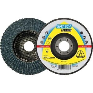 KLINGSPOR LAMELLÁS CSISZOLÓTÁNYÉR 115X22.23MM 80 SMT 624 N KÚPOS