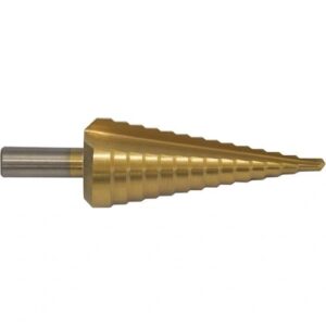PTG LÉPCSŐS EGYENES HORNYÚ LEMEZFÚRÓ HSS TIN 9-36 X 3 MM