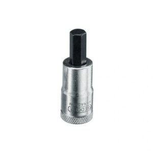 GEDORE IMBUSZ DUGÓKULCS BETÉT 3/8", HOSSZÚ, BELSŐ HATSZÖG 4 MM (IN 30 4)