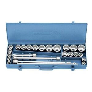 GEDORE DUGÓKULCS KÉSZLET 3/4", 25 RÉSZES, UD PROFIL MM+COL (D 32 EMAU-2)