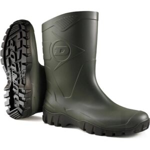 DUNLOP DEE K580011 RÖVIDSZÁRÚ ZÖLD PVC CSIZMA 40