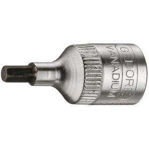GEDORE IMBUSZ DUGÓKULCS BETÉT 1/4", BELSŐ HATSZÖG 2 MM (IN 20 2)