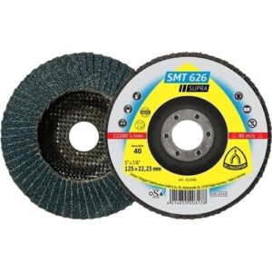 KLINGSPOR LAMELLÁS CSISZOLÓTÁNYÉR 115X22.23MM 40 SMT 626 N KÚPOS