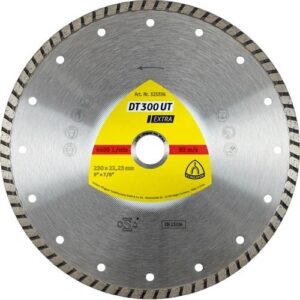 KLINGSPOR GYÉMÁNT VÁGÓKORONG 115X1.9X22.23MM P DT 300 UT GRT=TURBÓ FOLYAMATOS