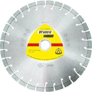 KLINGSPOR GYÉMÁNT VÁGÓKORONG 180X2.6X22.23MM P DT 600 U K=RÖVID FOGAZÁS