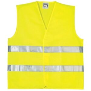 FLUO JÓLLÁTHATÓSÁGI MELLÉNY 2 KERESZTCSÍK SÁRGA XL (52/54)
