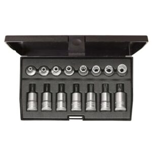 GEDORE CSAVARHÚZÓ KÉSZLET 3/8" 15 RÉSZES BELSŐ-KÜLSŐ TORX (ITX 30 TX-015)