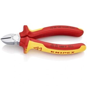 KNIPEX VDE OLDALCSÍPŐ FOGÓ 140MM
