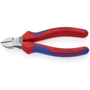 KNIPEX OLDALCSÍPŐ FOGÓ GUMÍROZOTT NYÉLLEL 140MM