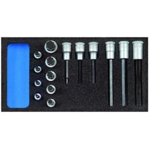 GEDORE CSAVARHÚZÓ BETÉT KÉSZLET 1/2" CHECK-TOOL MODULBAN (1500 CT1-IN 19 LKM)
