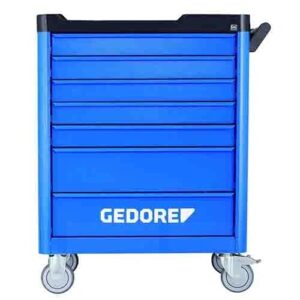 GEDORE WORKSTER SMARTLINE SZERSZÁMKOCSI 7 FIÓKKAL, 308 RÉSZES SZERSZÁMKÉSZLETTEL (WSL-L-TS-308)