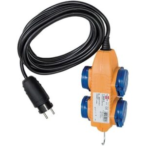 BRENNENSTUHL ÉPÍTKEZÉSI HOSSZABBÍTÓKÁBEL IP54 POWERBLOCK-KAL 5M FEKETE H07RN-F 3G1.5